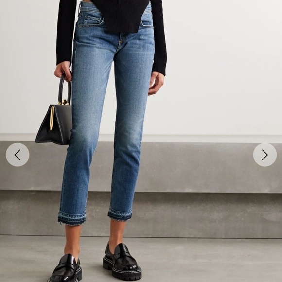 RAG & BONE Dre Capri Low-Rise Jeans in Livingston Wash Size 26 - Picture 1 of 11